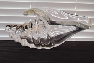 Vintage Licio Zanetti Signed Murano Large Art Glass Cornucopia Sculpture Italy - Picture 1 of 18