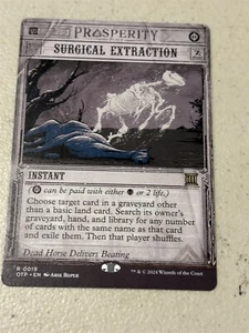 mtg breaking news Surgical Extraction, Outlaws of Thunder Junction, unplayed - Picture 1 of 1