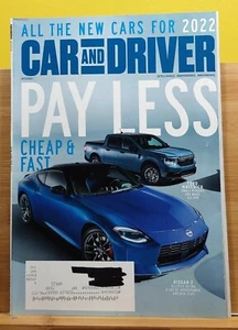 Car and Driver Magazine OCT 2021 Pay Less Cheap & Fast. All the New Cars for2022 - Picture 1 of 12