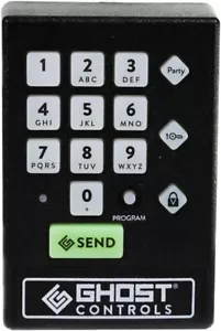 Ghost Controls Premium Wireless Keypad for Automatic Gate Openers - Model AXWK - Picture 1 of 6