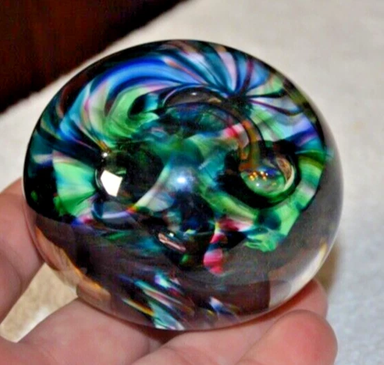 Daniel McKenna PISAPAPELES VIDRIO MÁRMOL 3" FIRMADO 2004 Foto 1 de 4