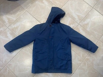 Abrigo Marca Parka Azul Marino De Colección Era Segunda Guerra Mundial Vuelo Bombardero L Chaqueta Grande Extremo Frío Foto 1 de 4