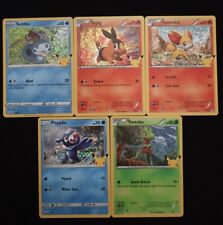 McDonalds Pokemon Card Lot - 2021 Promo 5 Holo Cards 