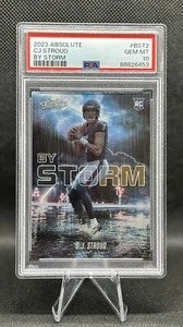 C.J. Tarjeta de novato Stroud 2023 PSA 10 Absolute By Storm #BST-2 Houston Texans - Imagen 1 de 2