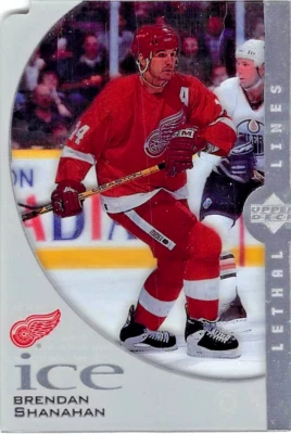 1997-98 Upper Deck Ice Brendan Shanahan Lethal Lines #L2-A NM/MT RED WINGS - Image 1 of 2