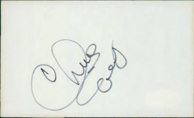 Chris Evert Tennis Star Signed 3x5 Index Card JSA Authenticated - Image 1 of 3
