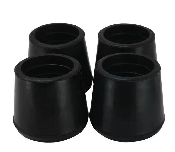 Everbilt 1 In. Black Rubber Leg Tips 49128