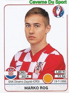 MARKO ROG CROATIA GNK.DINAMO ZAGREB RARE UPDATE STICKER EURO 2016 PANINI - Picture 1 of 1