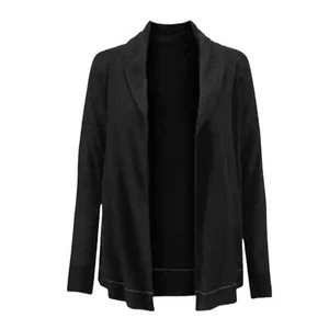 Cabi #3355 kleiner schwarzer Damen-Cardigan Winsome vorne offen Strickpullover Jacke - Bild 1 von 7