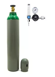Butla gazowa + reduktor czysty 4,8 argon (100%) gaz spawalniczy 8 litrów TIG MIG 150bar - Zdjęcie 1 z 7