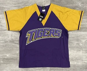 Scrub Dudz Pullover LSU Tigers Scrubs Size Small Brand New - Picture 1 of 6