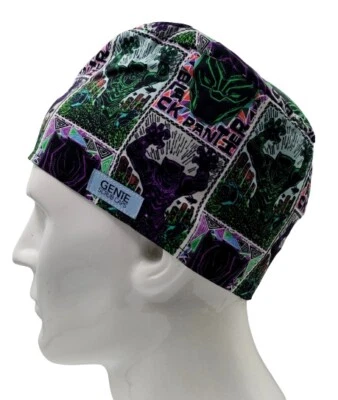 Marvel 1 Men's Handmade Scrub Cap Doctor Theatre Nurse Hospital - Image 1 of 4