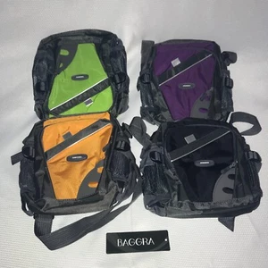 Small Canvas Hiking/ Travel Bag W/Bottle Holders on Side Choose Color - Picture 1 of 5