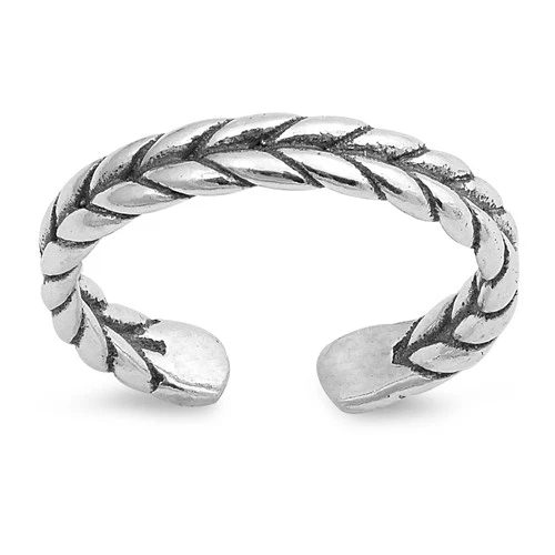 Zehenring Fußschmuck Damen Herren verstellbar Sterling Silber Modell 19 - Bild 1 von 1