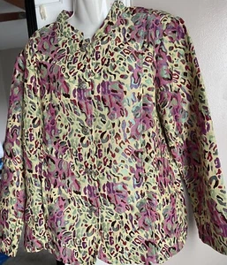 Chaqueta de cuello mandarín tapiz multicolor talla M para mujer Tudor Court - Imagen 1 de 9