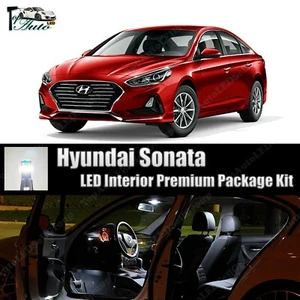 7x White LED Lights Interior Package Kit Power for 2015 - 2020 Hyundai Sonata - Picture 1 of 12
