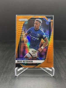 2024-25 Panini Prizm Premier League Omari Hutchinson RC Rookie Orange Hyper #277 - Picture 1 of 2