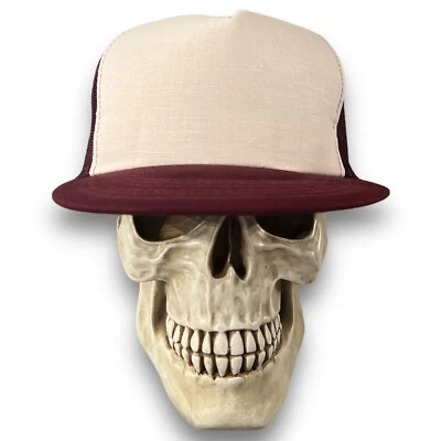 Лот из 13 винтажных мертвых запасов пустой бейсболки сетки водитель грузовика шляпы бордовый белый - Изображение 1 из 4