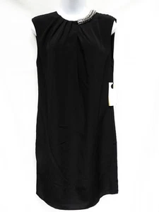 NWT New 3.1 PHILLIP LIM Target Womens Black Beaded Sleeveless Shift Dress XS - Picture 1 of 3