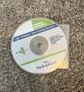 Nyloplast Storm Drainage Structures Technical Information PC MAC Version 4 CD - Picture 1 of 2