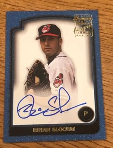 2003 Bowman Signs of the Future #SOF-BS BRIAN SLOCUM Auto Cleveland Indians - Picture 1 of 2