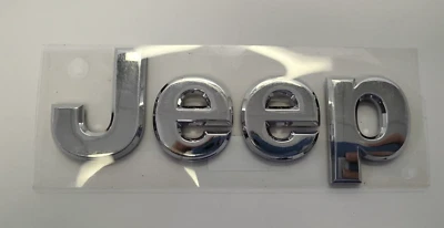 Jeep Wrangler Patriot Compass 2007-2018 "JEEP" letras cromadas OEM 5116491AA Foto 1 de 4