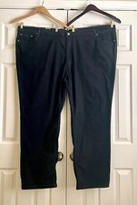NWT Levi's Men's 550 Relaxed Black Loose Through Thigh Tapered Jeans Size 60x34