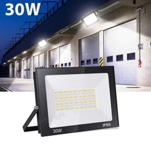30W LED Floodlight Outside Light Security Flood Lights Outdoor Garden Lamp - Picture 1 of 7