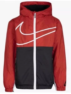 Nwt Authentic Nike Little Boys Red/Black/White Hooded Jacket Size 5 (4-5 years) - Picture 1 of 10