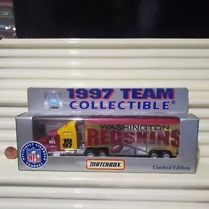 Matchbox Limited Edition 1997 1/80 NFL WASHINGTON REDSKINS Truck Nu in NuMint Bx - Picture 1 of 5