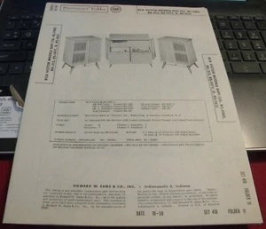 RCA VICTOR AM-FM-PHONO-TAPE KOMBI MODELL: SHF1 (SAMS PHOTOFACT 418-11) - Bild 1 von 1
