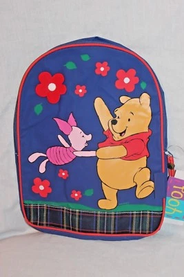 NUEVA MOCHILA WINNIE THE POOH 9" X12" AZUL DISNEY Foto 1 de 2