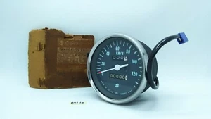 Suzuki GT100 May Fits GT125 Speedometer Speedo Genuine 120 Km NOS - Picture 1 of 11