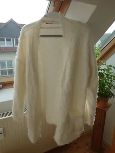 Strickjacke creme flauschig kuschelig - Oversize bis ca Größe 48 - Bild 1 von 3