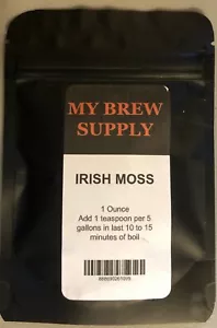 Irish Moss 1 oz da My Brew Supply in custodia in lamina richiudibile - Foto 1 di 1