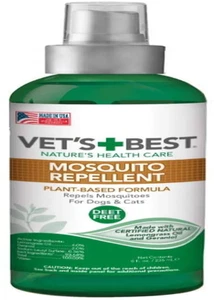 Vet's Best Mosquito Repellent for Dogs/Cats 8oz Deet Free - Picture 1 of 7