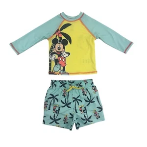 Diney Mickey Mouse Boy'S 2-Piece Swimsuit Size , 12M, 18M, 24M - Picture 1 of 1