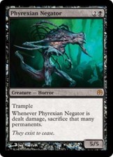 WOTC MtG Phyrexia vs. The Coalition Phyrexian Negator (R) (Foil) EX