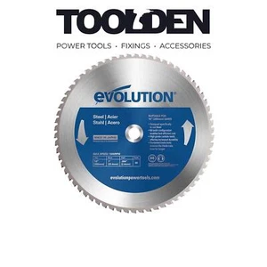 Evolution M355TCT-66CS 355mm x 25.4mm 66T Mild Steel Cutting Chop Saw Blade - Picture 1 of 6