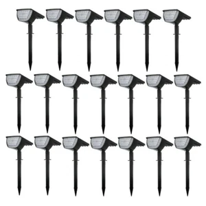 20 PACK 32 LED Solar Landscape Spotlights Wireless Waterproof Solar Landscape - Picture 1 of 7
