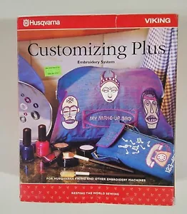 Husqvarna Viking Customizing Plus Embroidery System No Dongle W/Extra Design CD - Picture 1 of 24