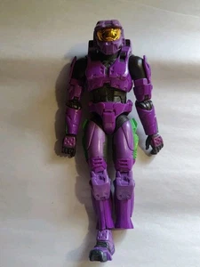 HALO 2 Purple SPARTAN EDIZIONE LIMITATA FIGURE JOYRIDE STUDIOS **MANCA UN PIEDE** - Foto 1 di 6