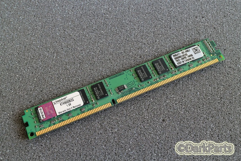 Kingston KTH9600B/2G PC3-10600U 2GB Low Profile Memory RAM 1333Mhz - Image 1 of 1