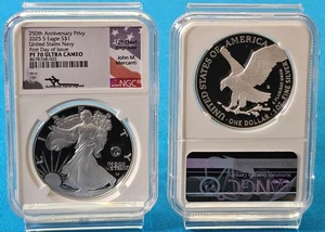2025-S ASE 250th ANNIVERSARY OF THE NAVY PRIVY PF70 FIRST DAY ISSUE MERCANTI - Bild 1 von 2
