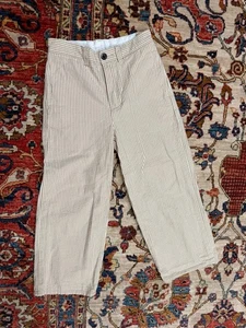 Vintage Polo Ralph Lauren Kinder hellbraun weiß Seersucker Seersucker Hose Größe 6 - Bild 1 von 10