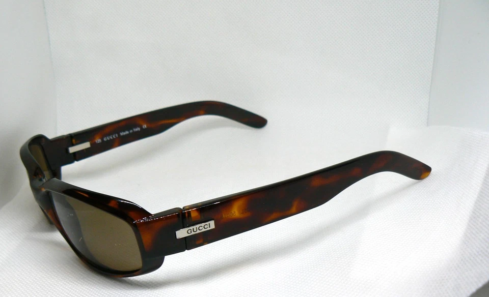 Gafas de sol Gucci GG1409/S 05L marrón escudo - 56-18-125 hechas en Italia Foto 1 de 4