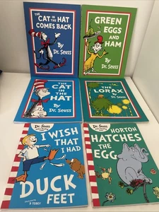 Dr. Seuss THE CAT IN THE HAT COMES BACK by DR SEUS + More x6 Kids BOOKS - Picture 1 of 5