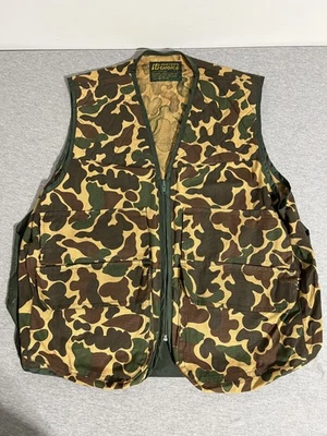 Vintage Hunters Choice Vest Mens Large Camouflage Hunting Shooting Game 90s - Image 1 of 4
