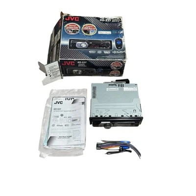 NOS Open Box JVC KD-S37 CD/Radio/USB/AUX/Remote Car Stereo In-Dash 1DIN Receiver - Image 1 of 4