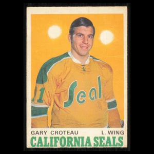 Gary Croteau Rookie #189 1970 O-Pee-Chee California Golden Seals Hockey Card NHL - Picture 1 of 3